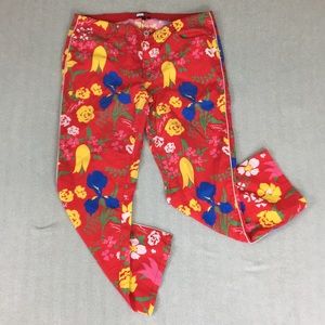 Tommy Girl Jeans Floral Pedal Pusher Capri Pants